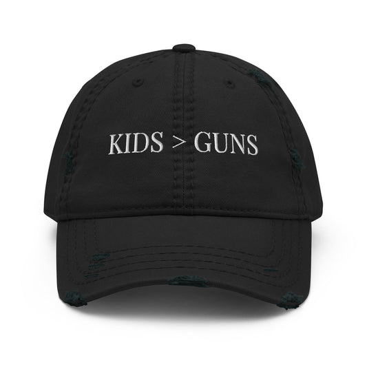 Kids > Guns - Distressed Adjustable Ball Cap - ballcap - baseball style hats - hats - Numbskullz