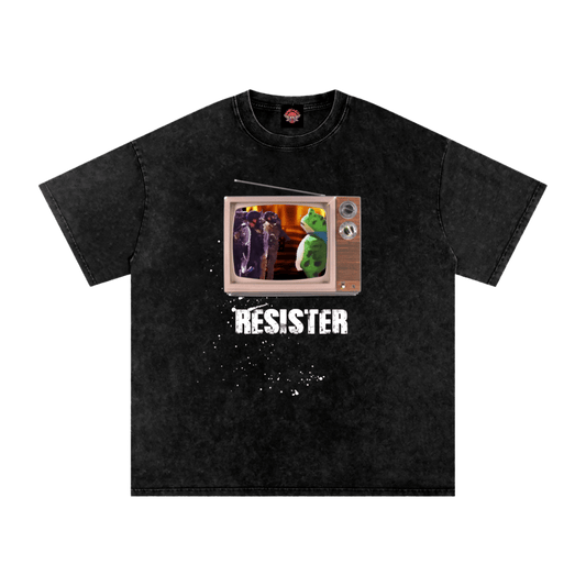 La Grenouille de Résistance - Oversized T-Shirt - oversized T-shirts - political - protest - Numbskullz