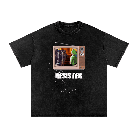 La Grenouille de Résistance - Oversized T-Shirt - oversized T-shirts - political - protest - Numbskullz