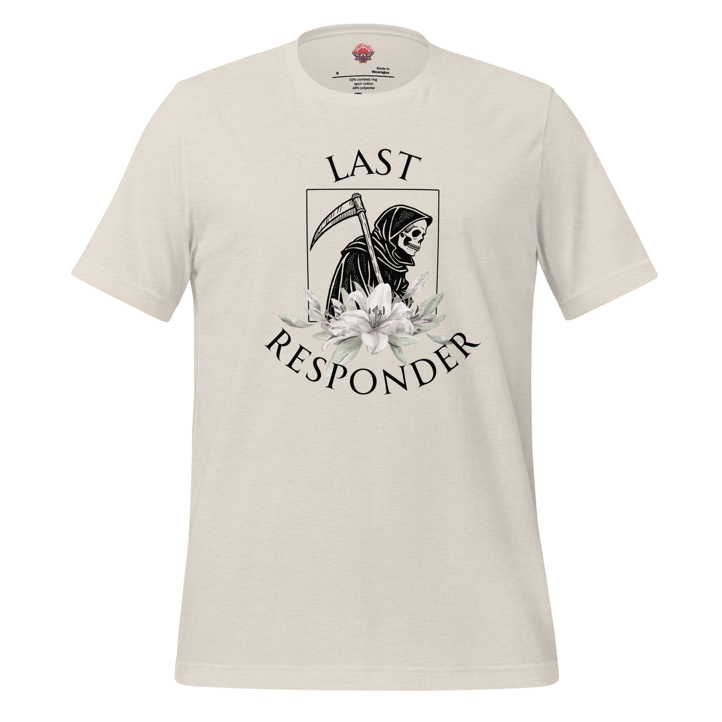 Last Responder - Unisex Cotton Tee - shirt-shirts - Short Sleeve - Numbskullz