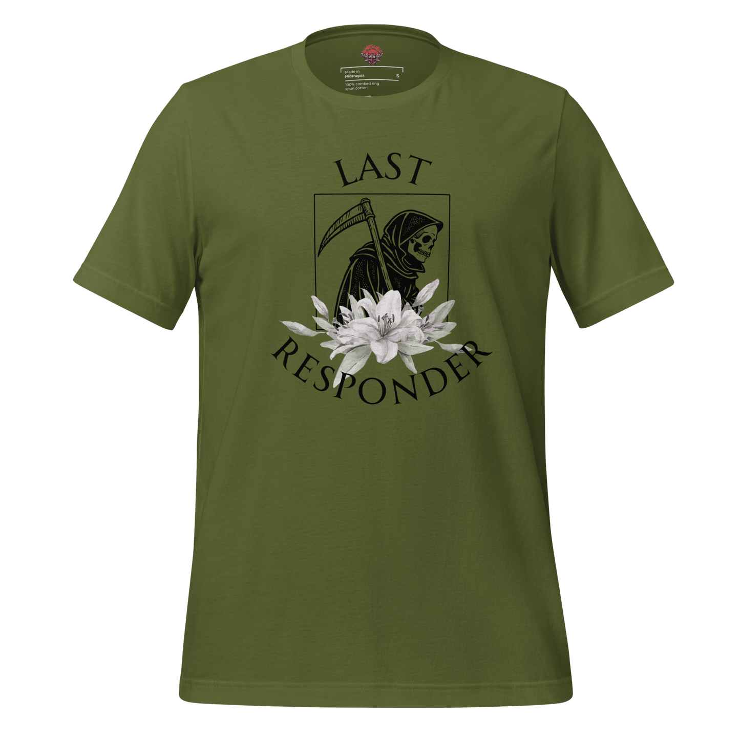 Last Responder - Unisex Cotton Tee - shirt-shirts - Short Sleeve - Numbskullz