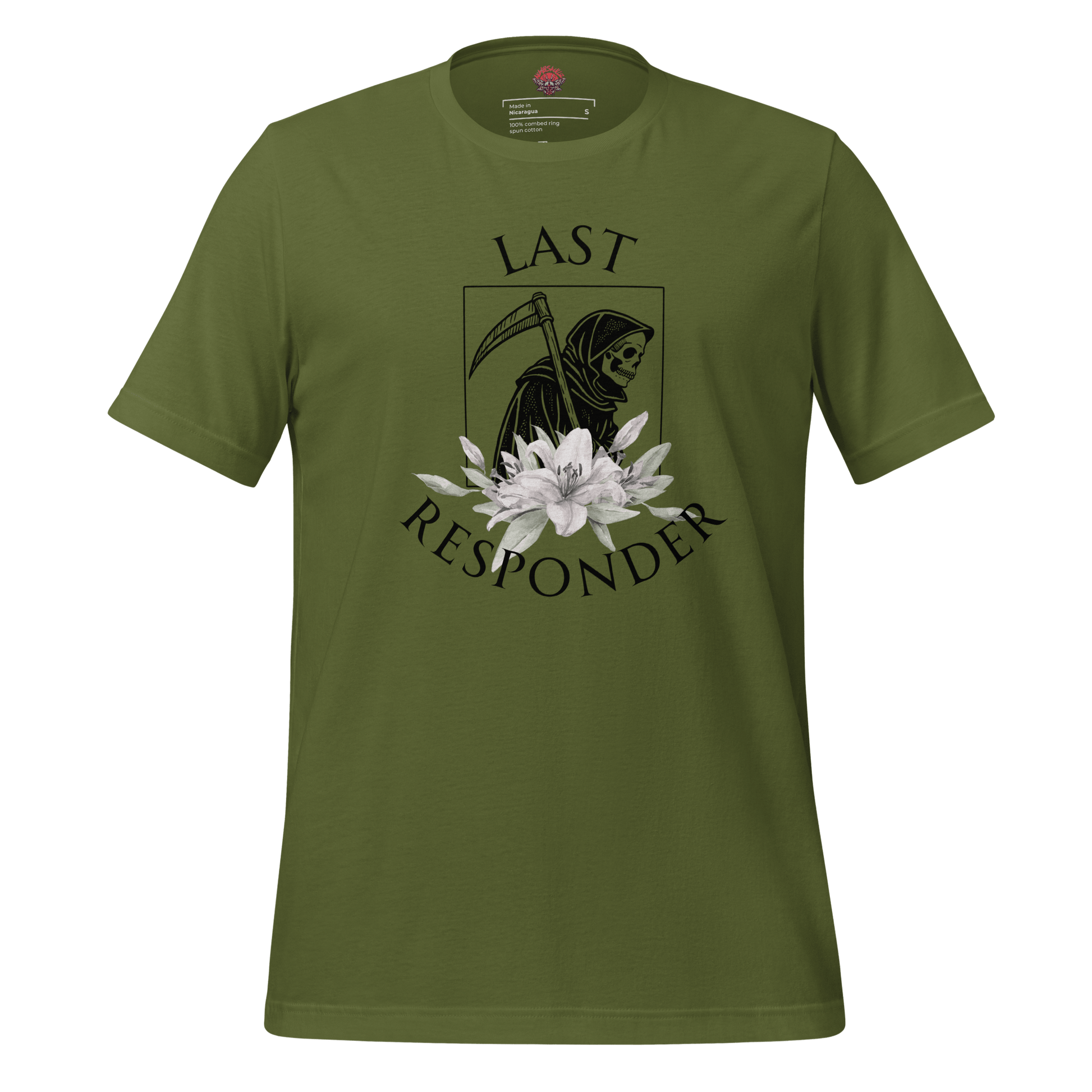Last Responder - Unisex Cotton Tee - shirt-shirts - Short Sleeve - Numbskullz