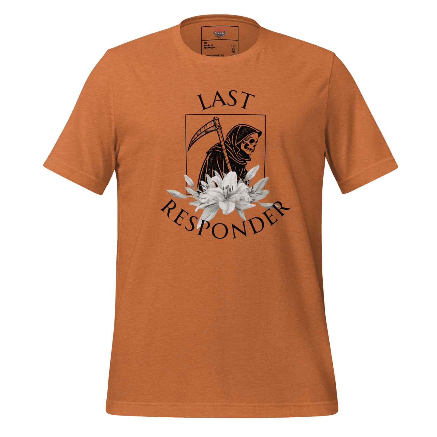 Last Responder - Unisex Cotton Tee - shirt-shirts - Short Sleeve - Numbskullz