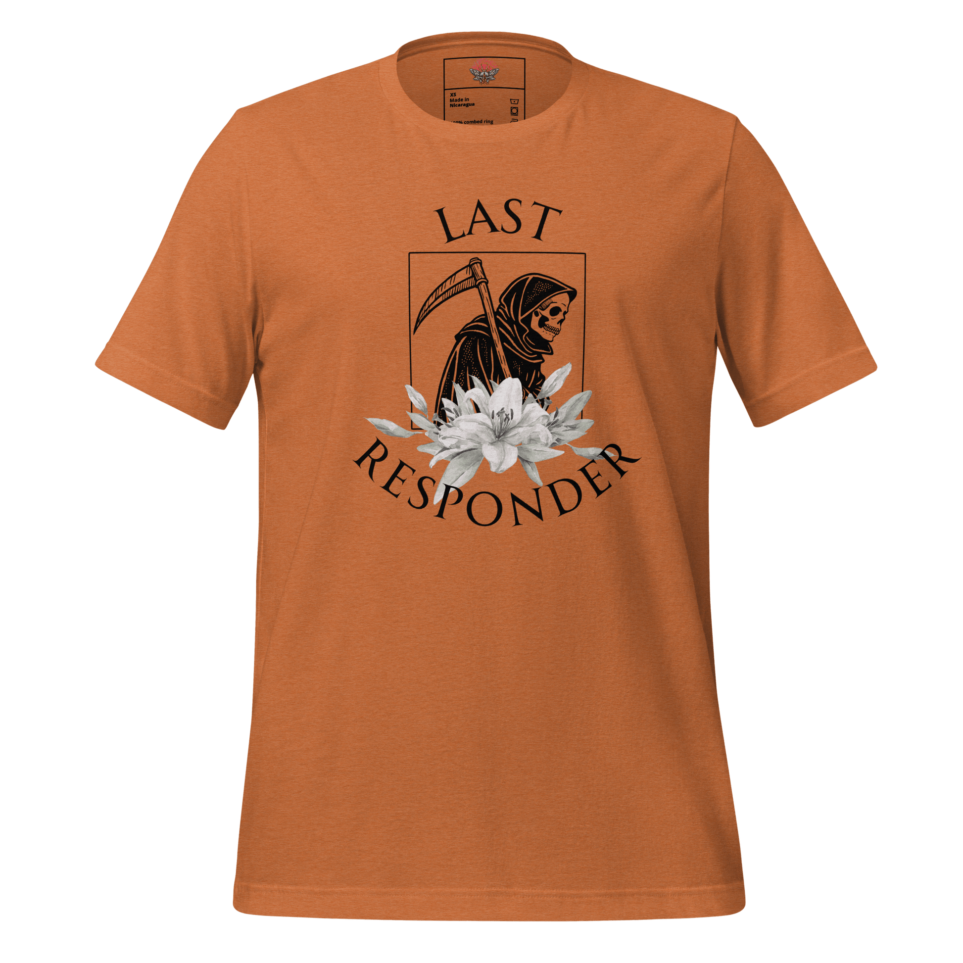 Last Responder - Unisex Cotton Tee - shirt-shirts - Short Sleeve - Numbskullz