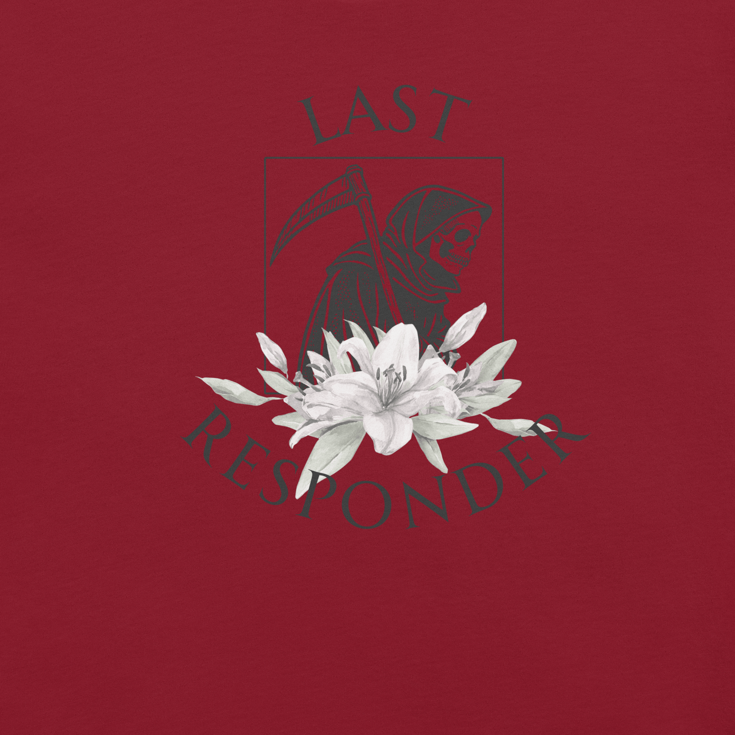 Last Responder - Unisex Cotton Tee - shirt-shirts - Short Sleeve - Numbskullz