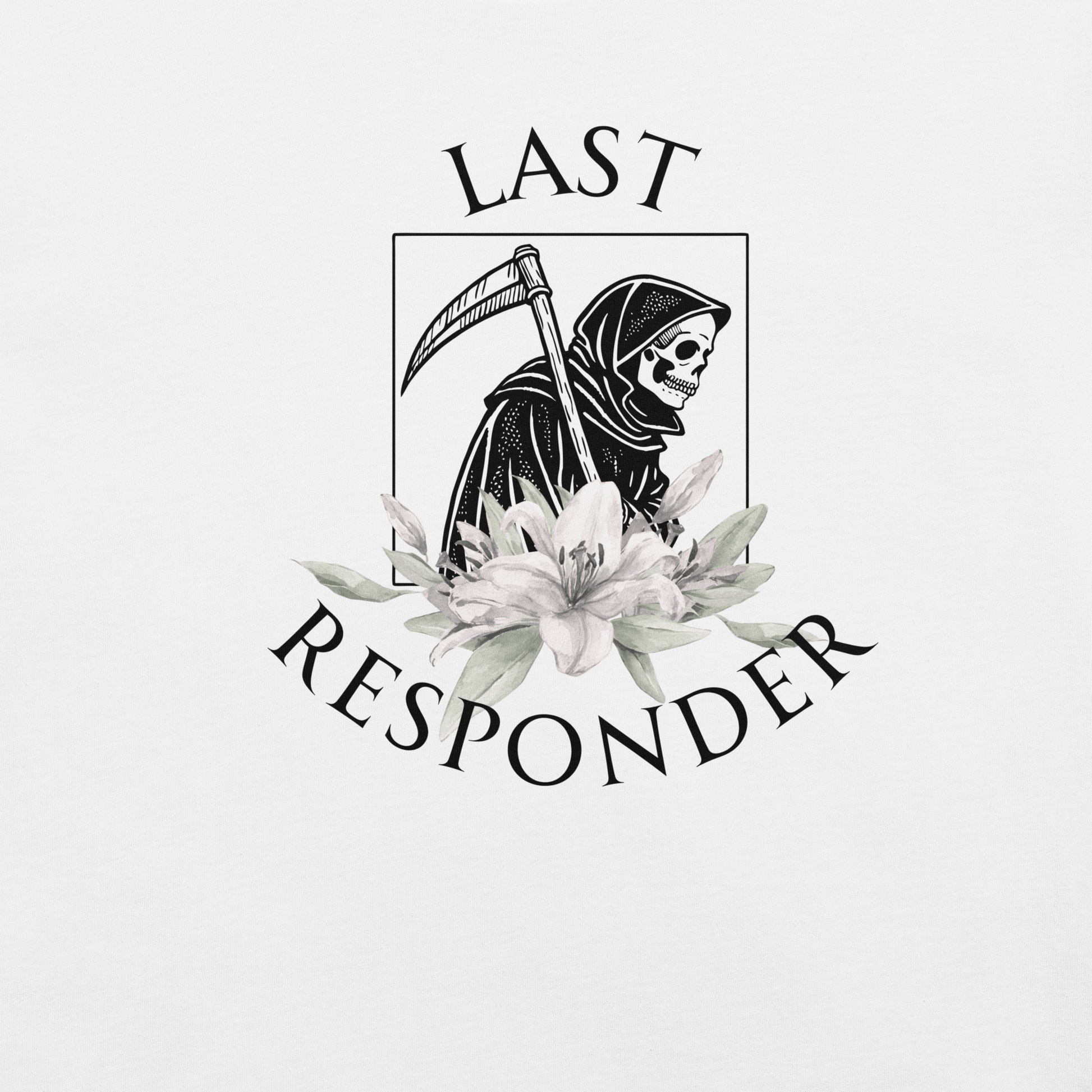 Last Responder - Unisex Cotton Tee - shirt-shirts - Short Sleeve - Numbskullz