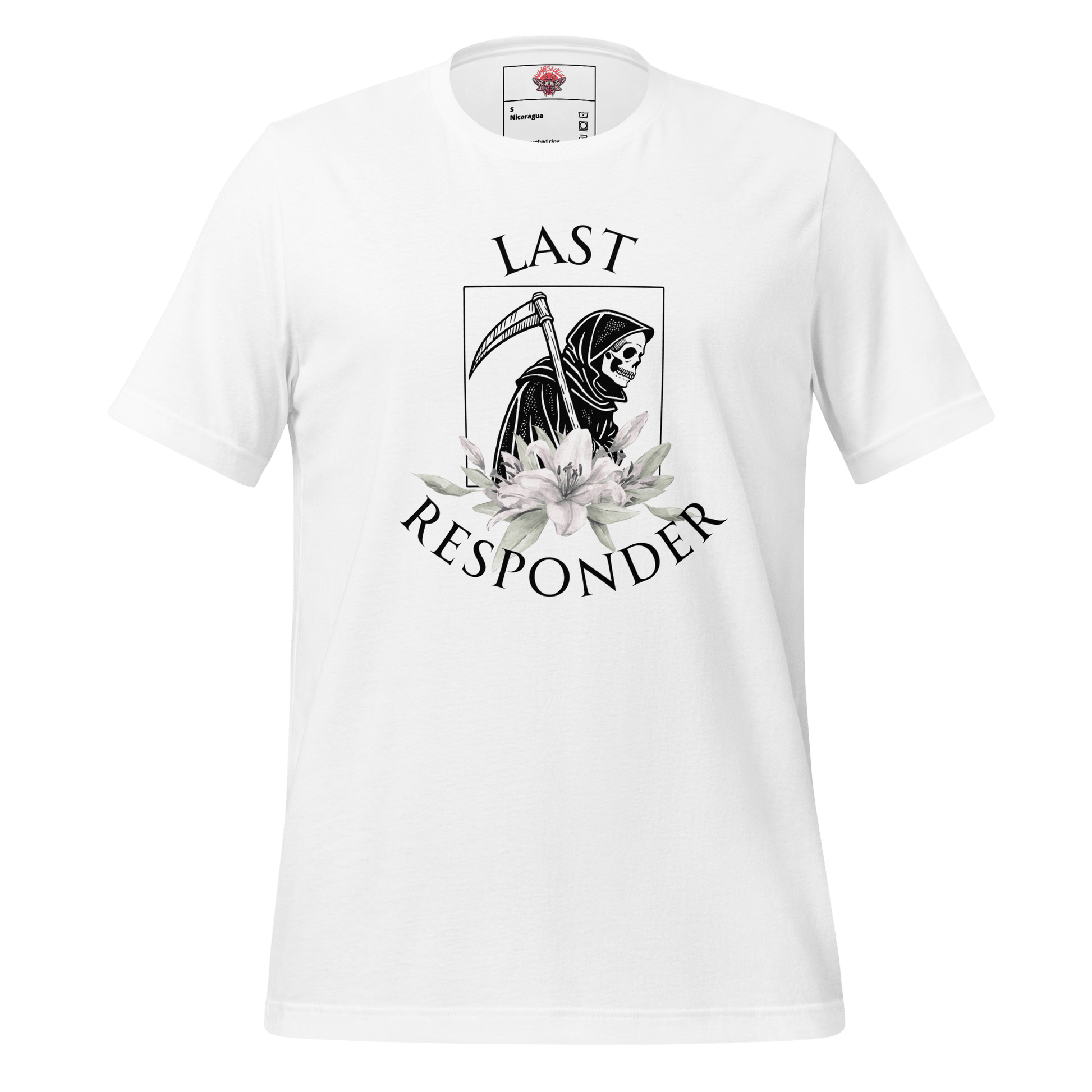 Last Responder - Unisex Cotton Tee - shirt-shirts - Short Sleeve - Numbskullz