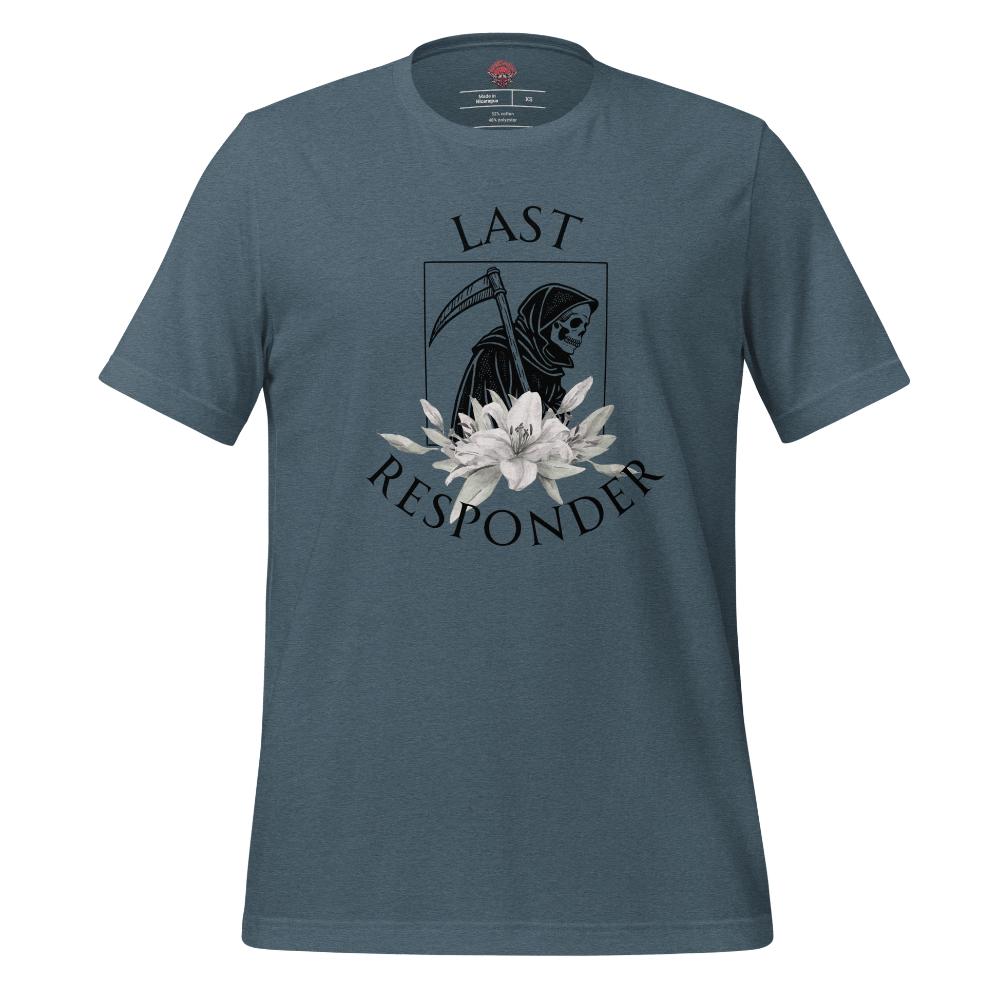 Last Responder - Unisex Cotton Tee - shirt-shirts - Short Sleeve - Numbskullz