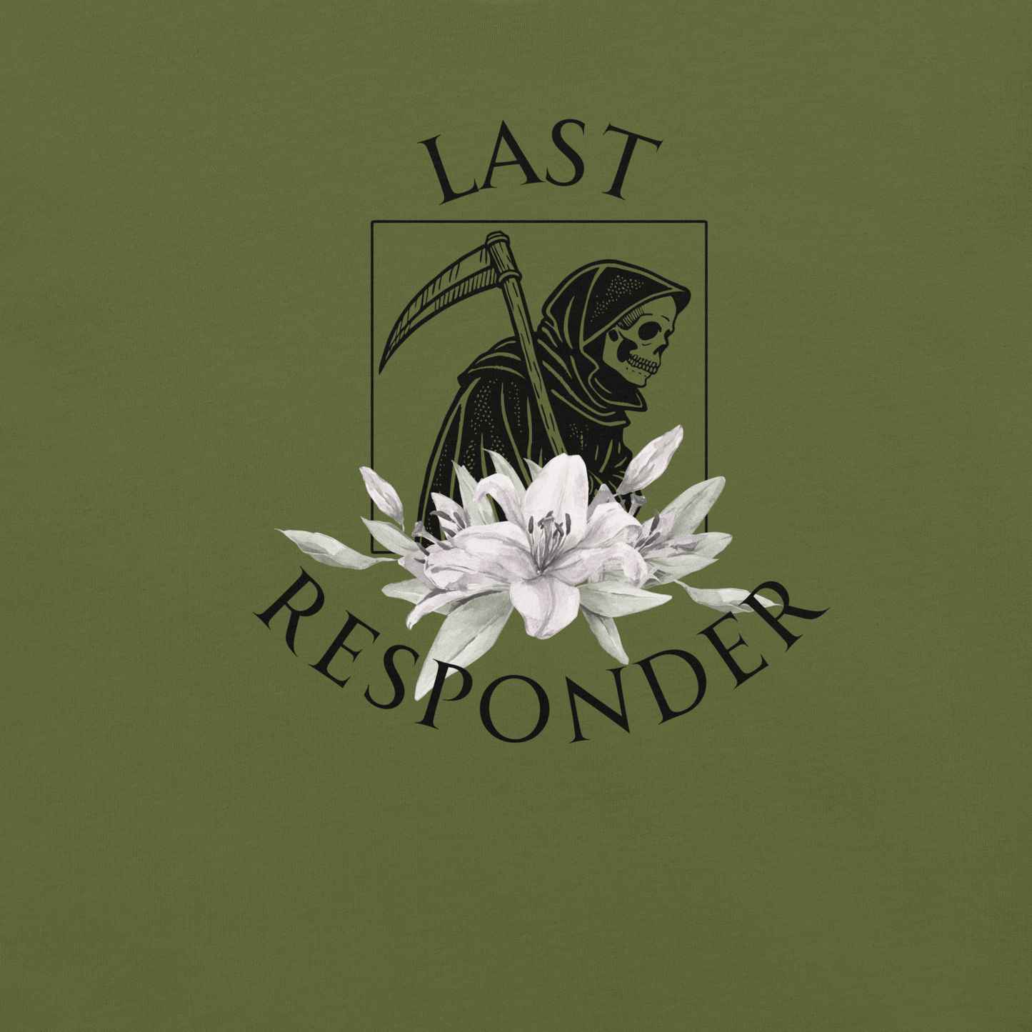 Last Responder - Unisex Cotton Tee - shirt-shirts - Short Sleeve - Numbskullz