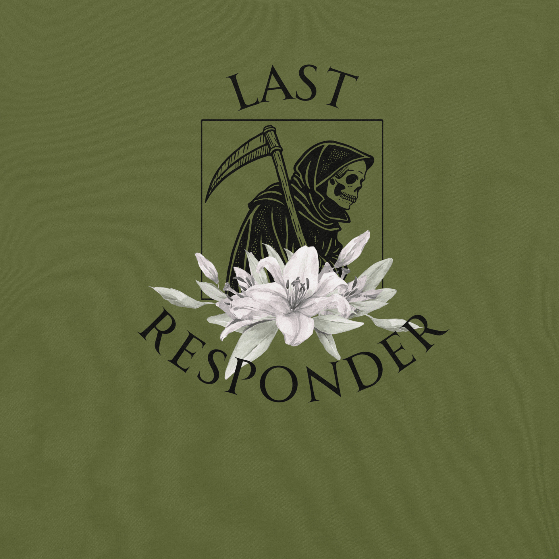 Last Responder - Unisex Cotton Tee - shirt-shirts - Short Sleeve - Numbskullz