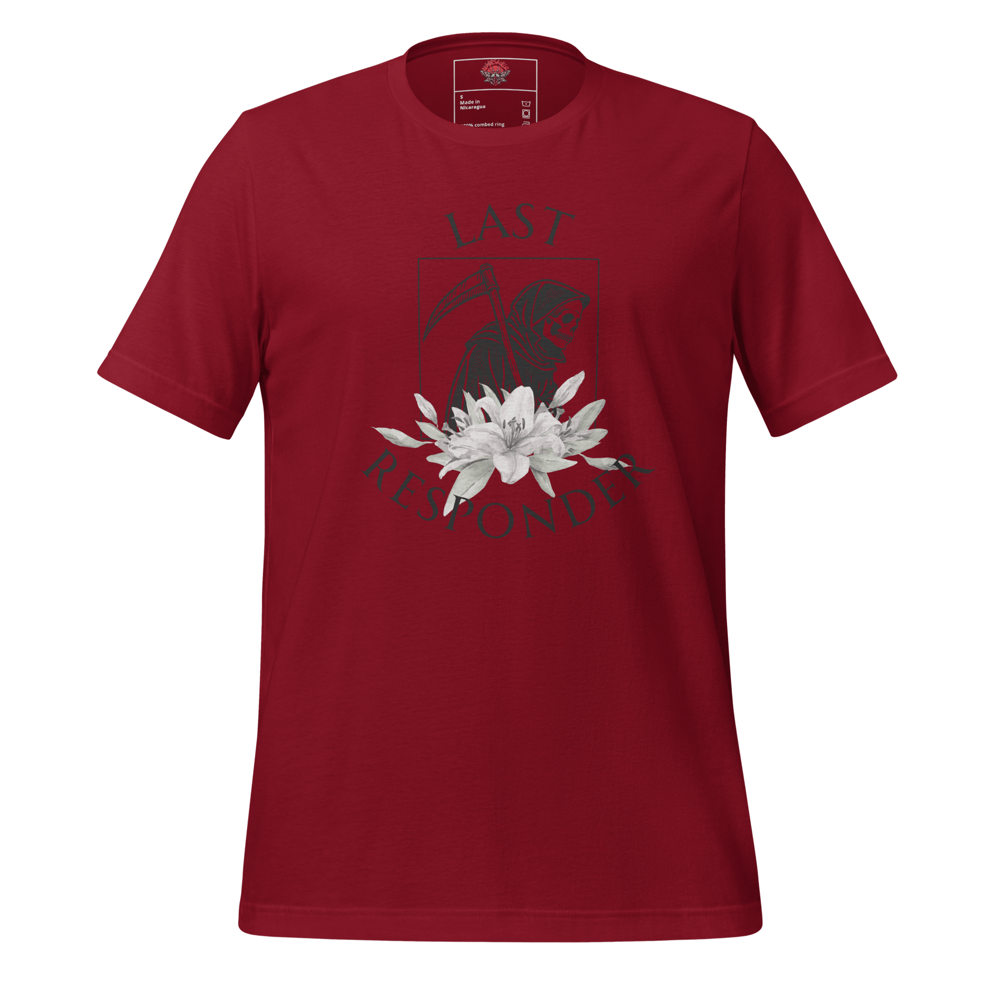 Last Responder - Unisex Cotton Tee - shirt-shirts - Short Sleeve - Numbskullz