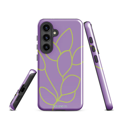 Leaf it in Lavender - Samsung® Tough Case - Phone Case - TSC: TheShopCollective - Bad Horse