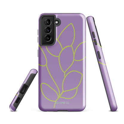 Leaf it in Lavender - Samsung® Tough Case - Phone Case - TSC: TheShopCollective - Bad Horse