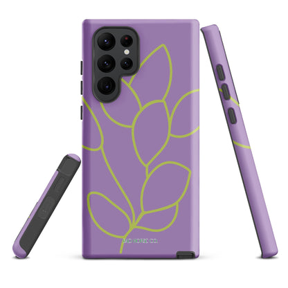 Leaf it in Lavender - Samsung® Tough Case - Phone Case - TSC: TheShopCollective - Bad Horse