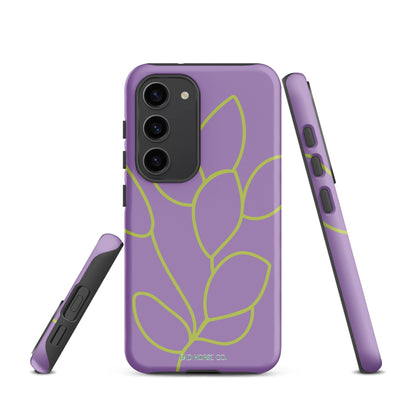 Leaf it in Lavender - Samsung® Tough Case - Phone Case - TSC: TheShopCollective - Bad Horse