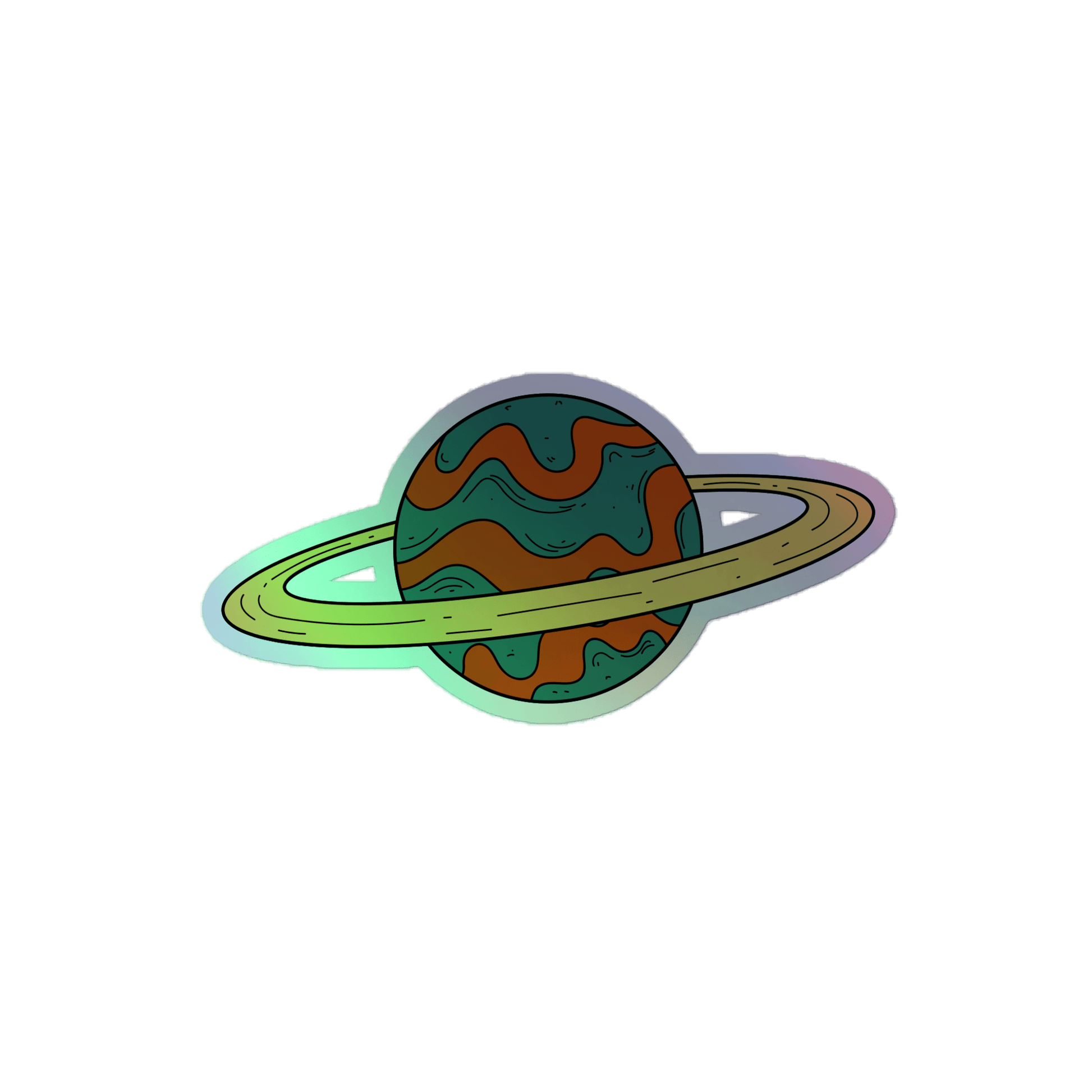 Mad World - Holographic Sticker - holographicsticker - kisscutstickers - sticker collections - Numbskullz