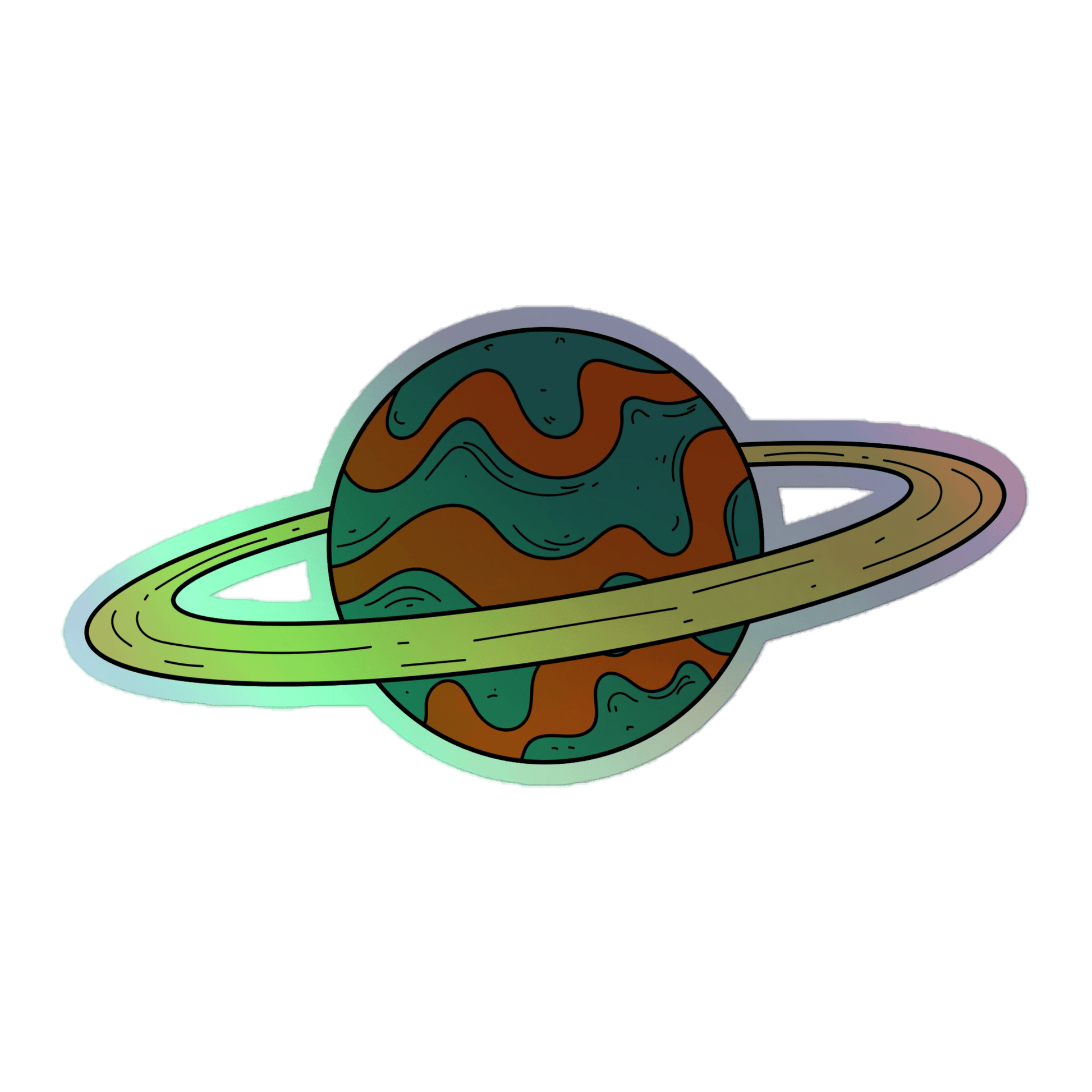 Mad World - Holographic Sticker - holographicsticker - kisscutstickers - sticker collections - Numbskullz