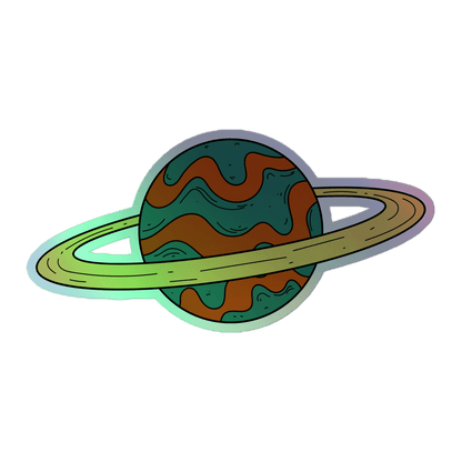 Mad World - Holographic Sticker - holographicsticker - kisscutstickers - sticker collections - Numbskullz