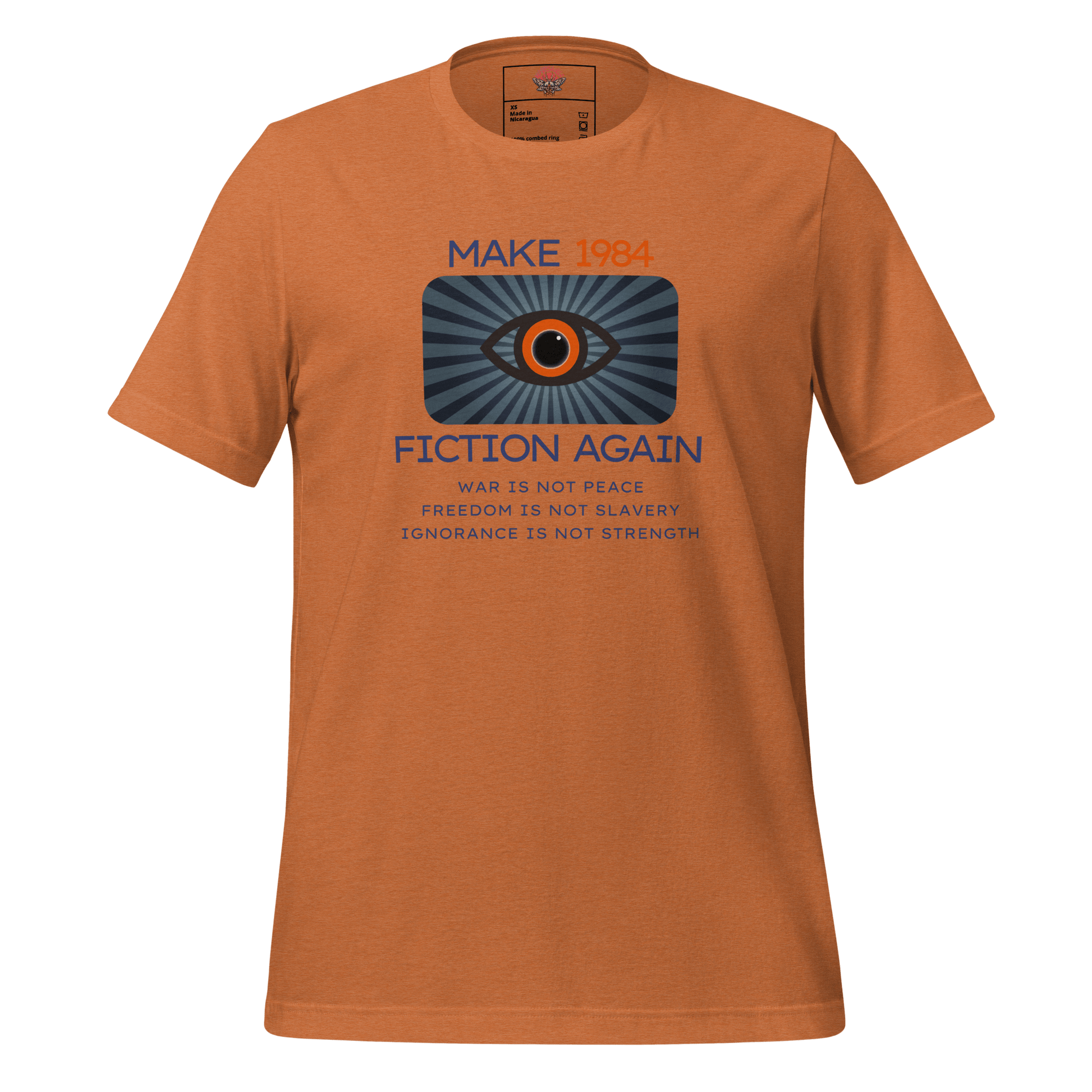 Make 1984 Fiction Again - Unisex Cotton Tee - activism - political - shirt - Numbskullz