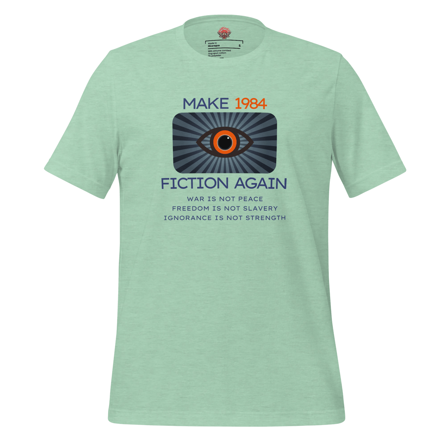Make 1984 Fiction Again - Unisex Cotton Tee - activism - political - shirt - Numbskullz