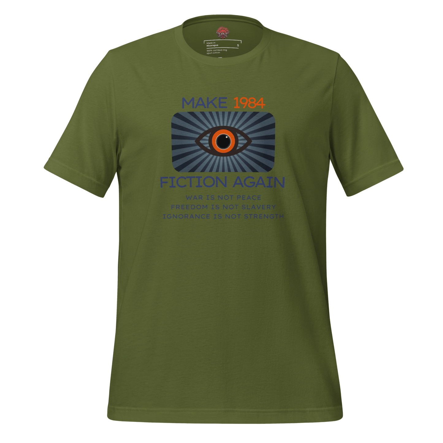 Make 1984 Fiction Again - Unisex Cotton Tee - activism - political - shirt - Numbskullz