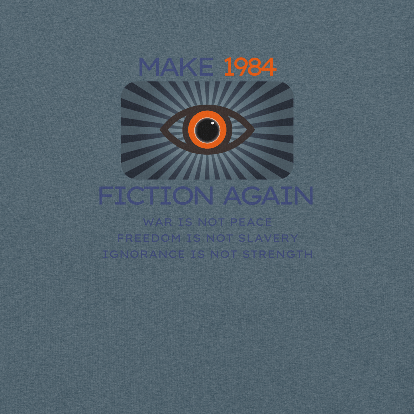 Make 1984 Fiction Again - Unisex Cotton Tee - activism - political - shirt - Numbskullz