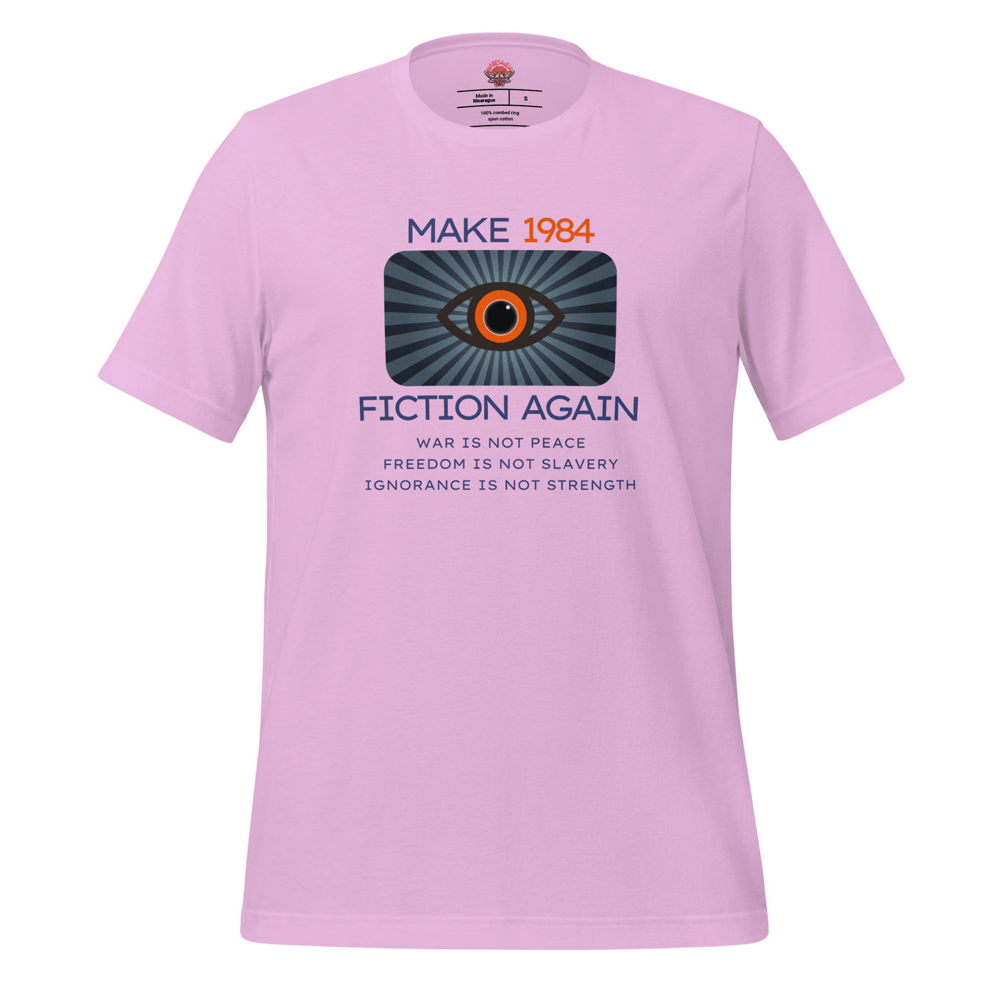 Make 1984 Fiction Again - Unisex Cotton Tee - activism - political - shirt - Numbskullz