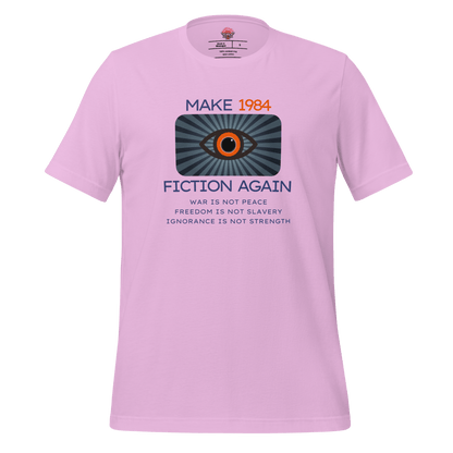 Make 1984 Fiction Again - Unisex Cotton Tee - activism - political - shirt - Numbskullz