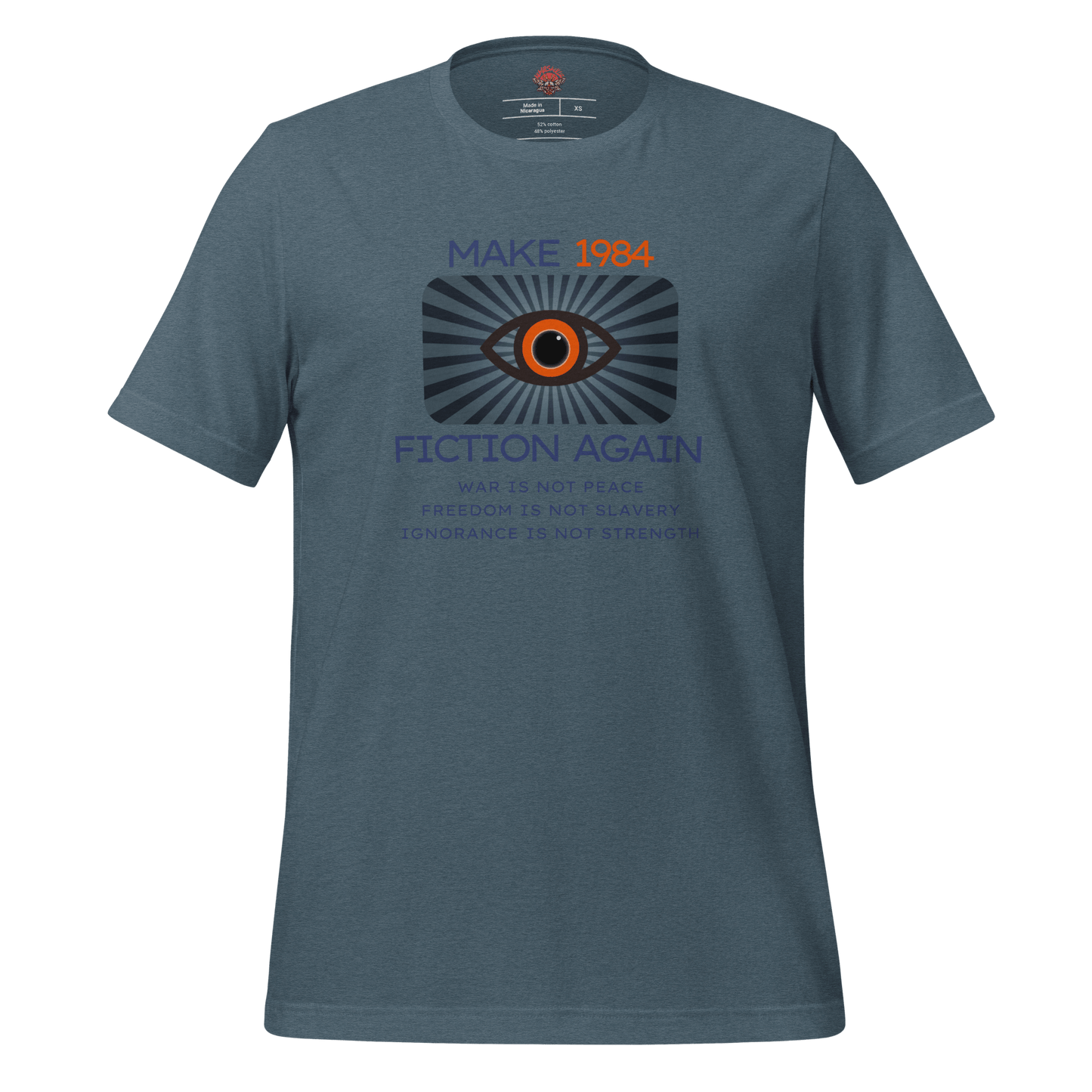 Make 1984 Fiction Again - Unisex Cotton Tee - activism - political - shirt - Numbskullz