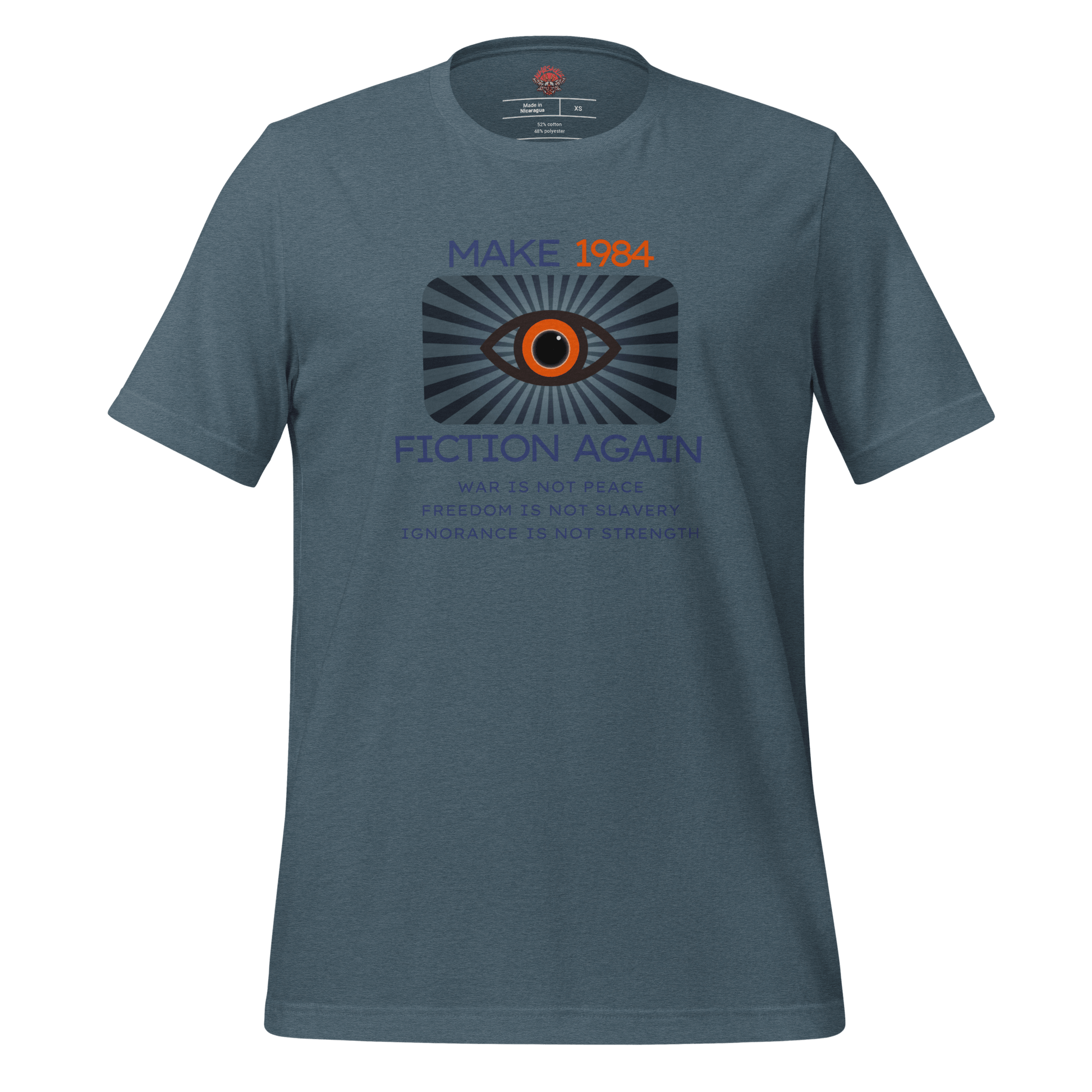 Make 1984 Fiction Again - Unisex Cotton Tee - activism - political - shirt - Numbskullz