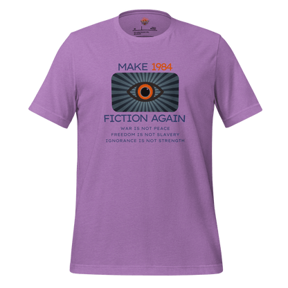 Make 1984 Fiction Again - Unisex Cotton Tee - activism - political - shirt - Numbskullz