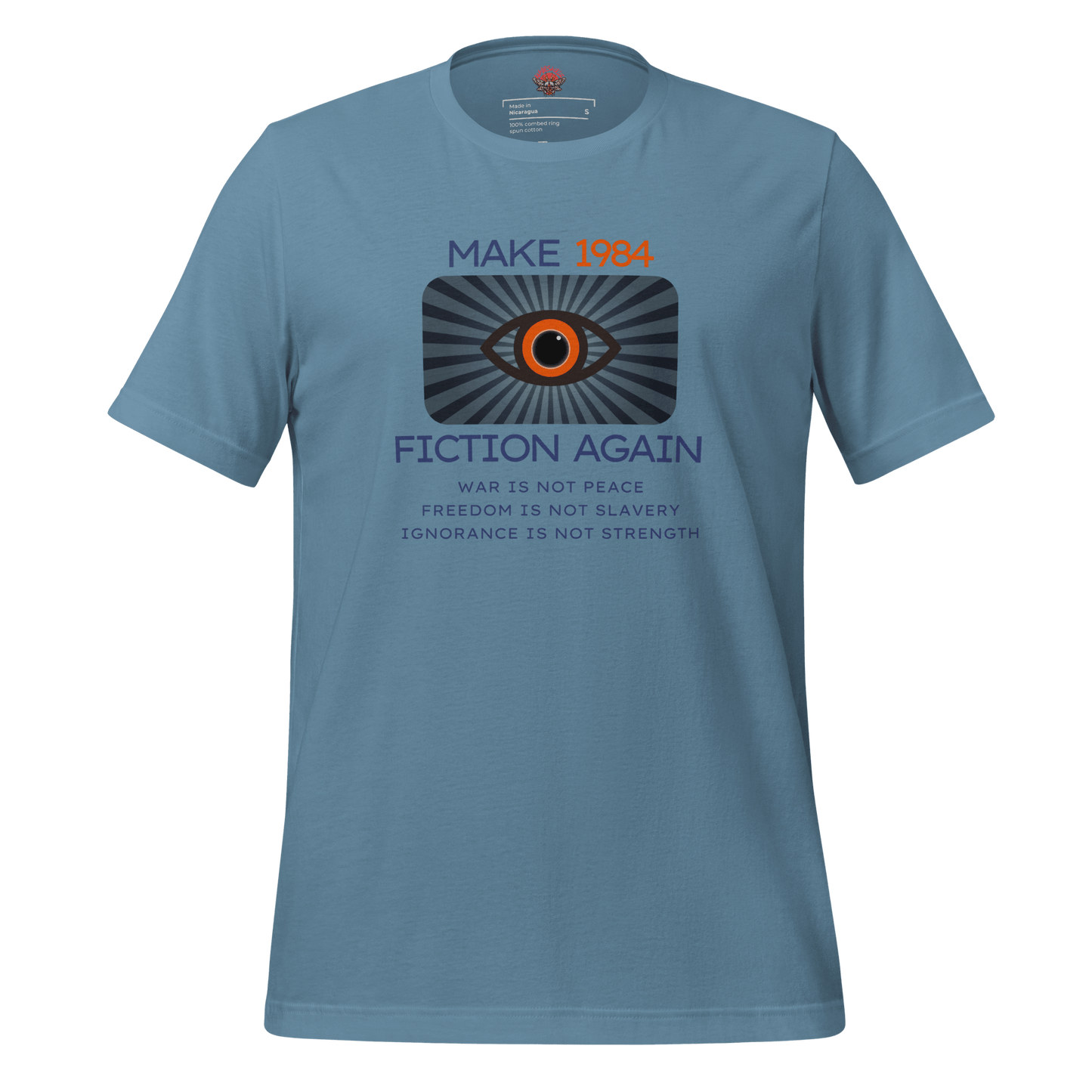 Make 1984 Fiction Again - Unisex Cotton Tee - activism - political - shirt - Numbskullz