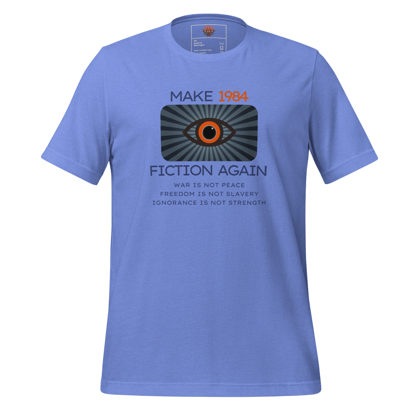 Make 1984 Fiction Again - Unisex Cotton Tee - activism - political - shirt - Numbskullz