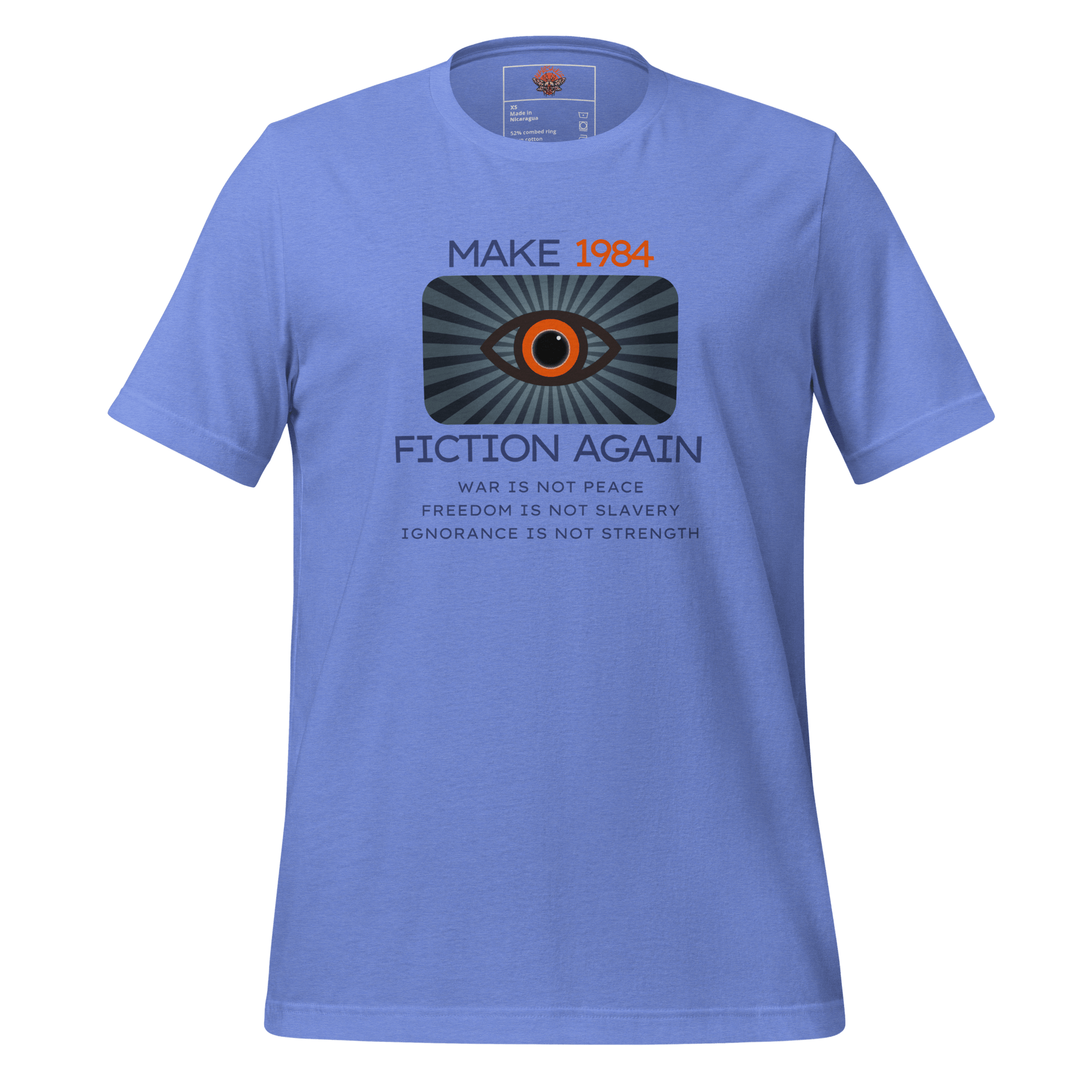 Make 1984 Fiction Again - Unisex Cotton Tee - activism - political - shirt - Numbskullz