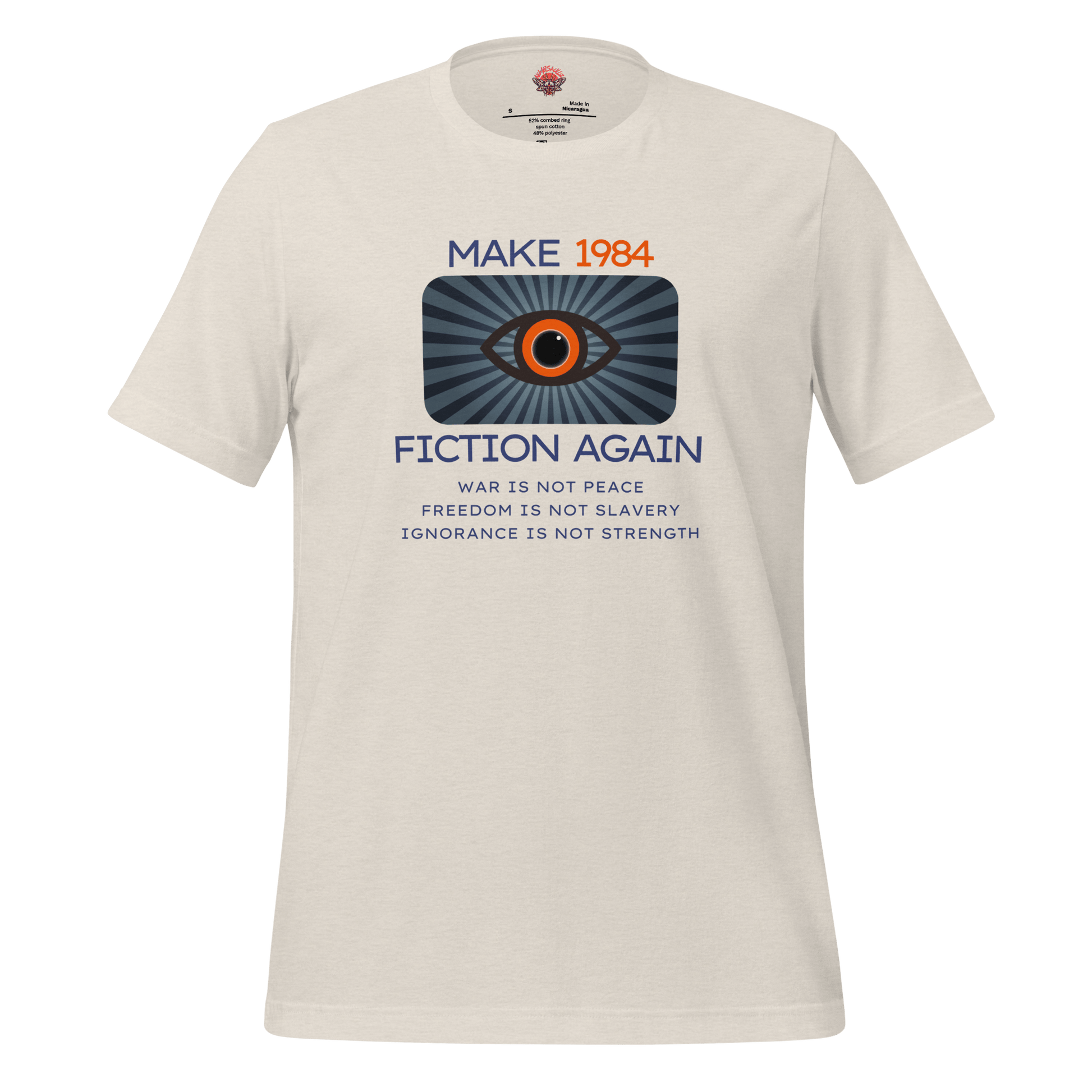 Make 1984 Fiction Again - Unisex Cotton Tee - activism - political - shirt - Numbskullz