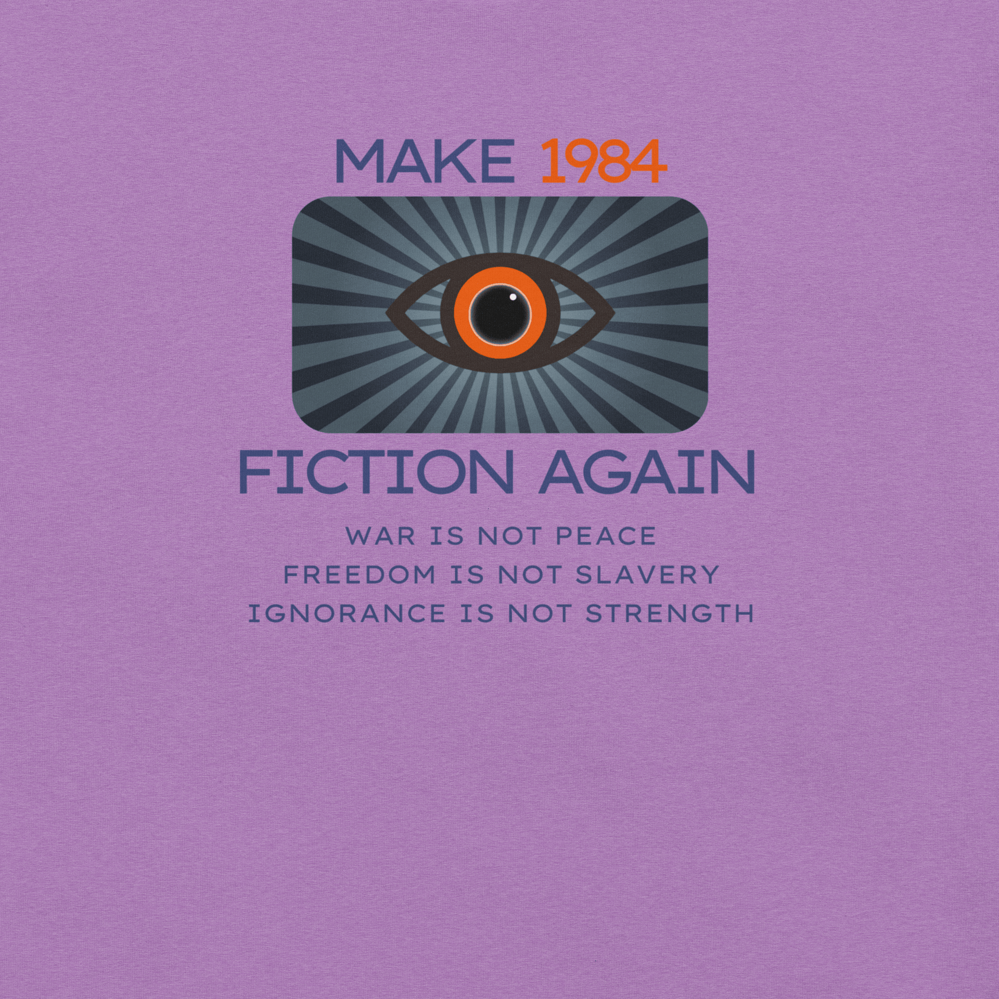 Make 1984 Fiction Again - Unisex Cotton Tee - activism - political - shirt - Numbskullz