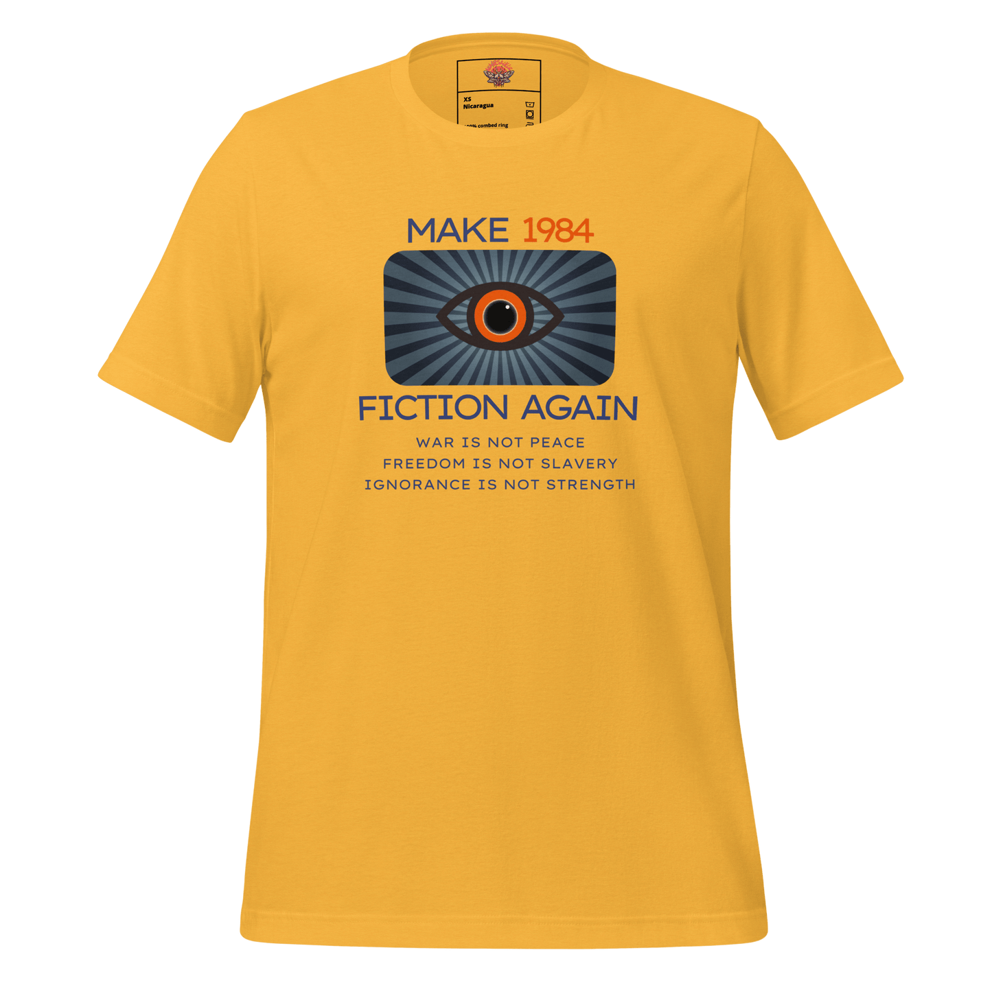 Make 1984 Fiction Again - Unisex Cotton Tee - activism - political - shirt - Numbskullz