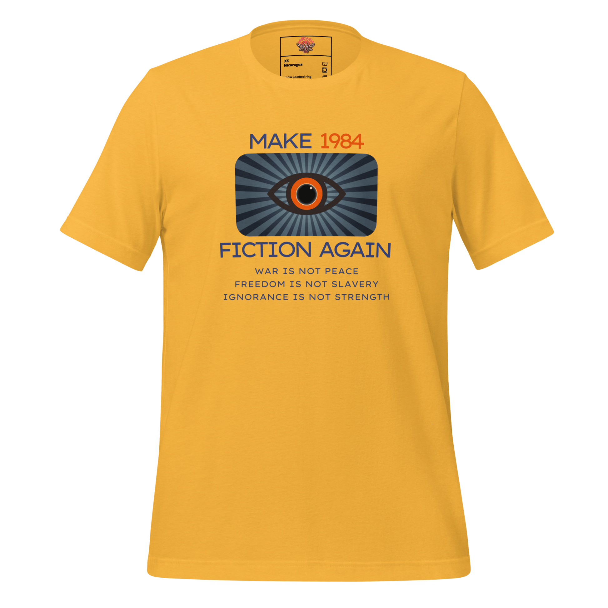 Make 1984 Fiction Again - Unisex Cotton Tee - activism - political - shirt - Numbskullz