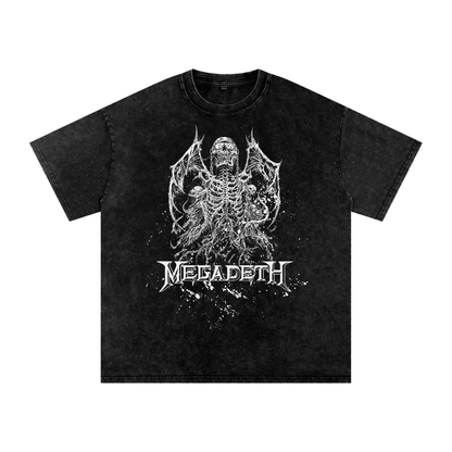 Megadeth - Oversized T-Shirt - logo tees - men's shirts - oversized T-shirts - Numbskullz