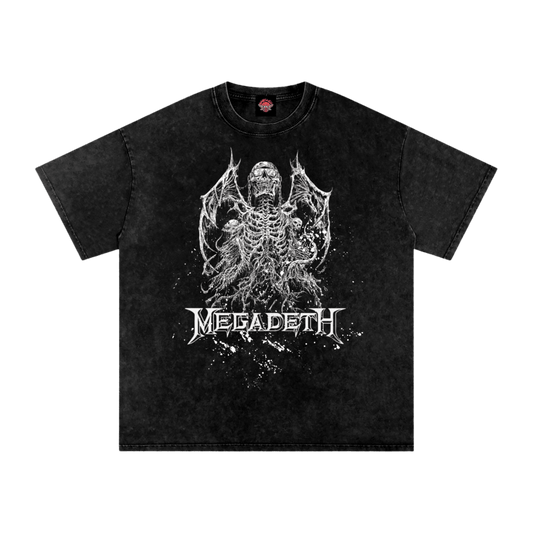 Megadeth - Oversized T-Shirt - logo tees - men's shirts - oversized T-shirts - Numbskullz