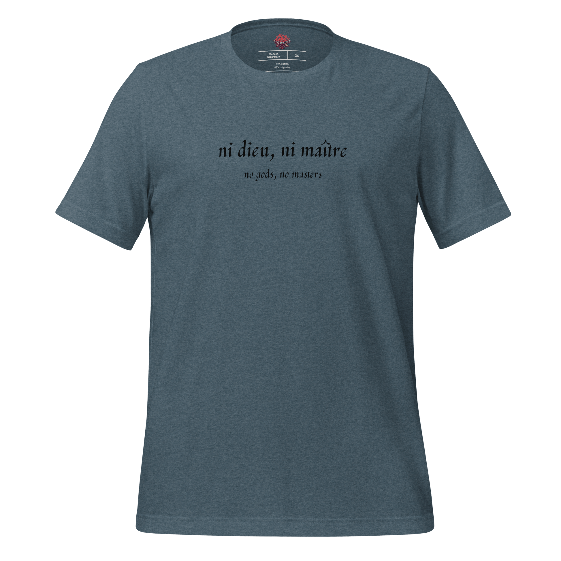 No God/No Master - Unisex Cotton Tee - activism - political - shirt - Numbskullz