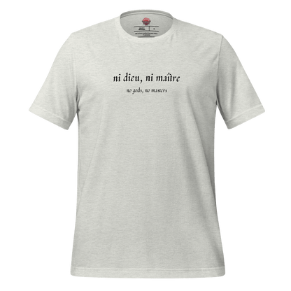 No God/No Master - Unisex Cotton Tee - activism - political - shirt - Numbskullz