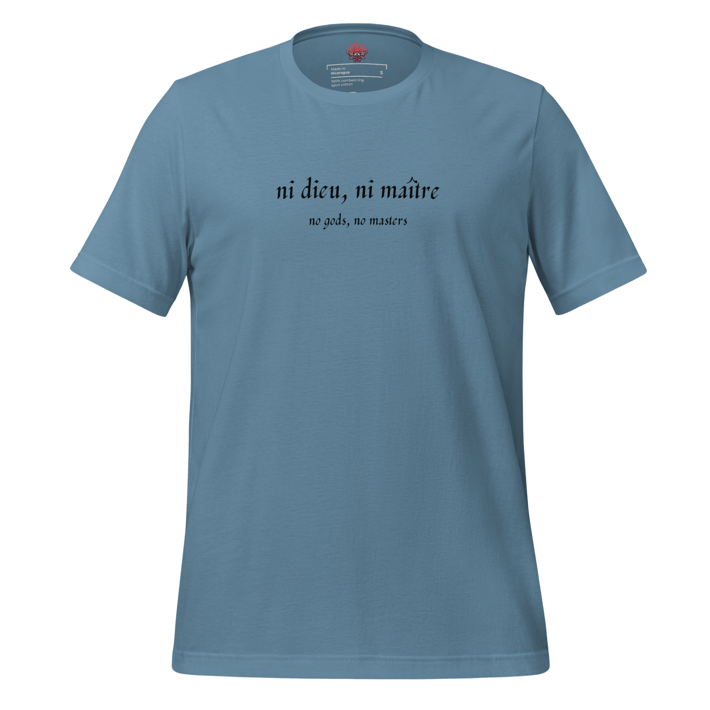 No God/No Master - Unisex Cotton Tee - activism - political - shirt - Numbskullz