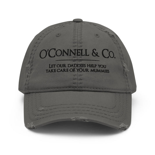 O'Connell & Co - Distressed Adjustable Ball Cap - ballcap - baseball style hats - hats - TSC: TheShopCollective