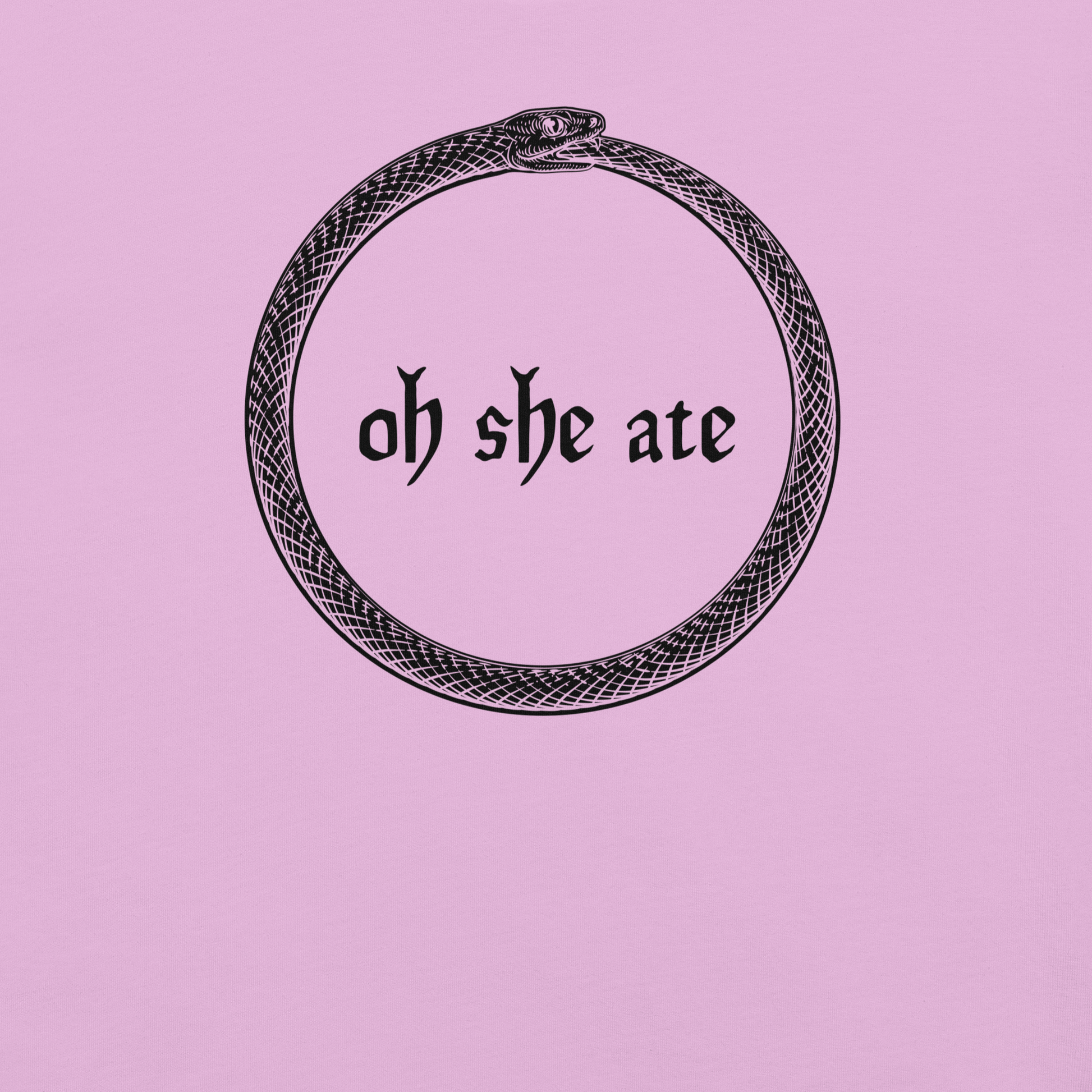 Oh She Ate - Unisex Cotton Tee - shirt-shirts - Short Sleeve - Numbskullz