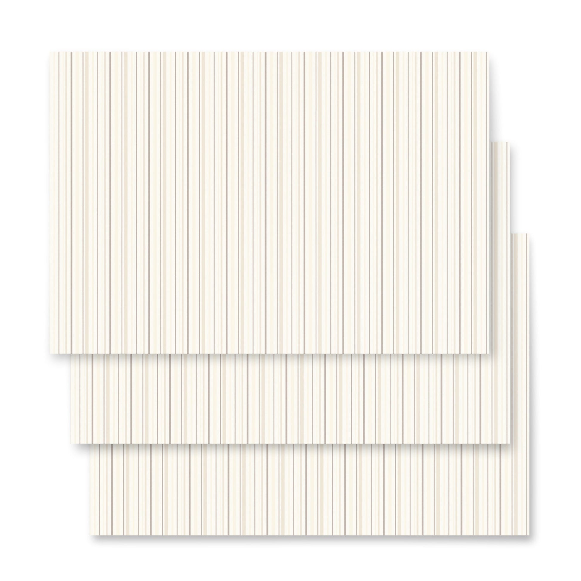 Pinstripes - 3 Wrapping Paper Sheets - giftwrap - paperproducts - wrappingpaper - Bad Horse