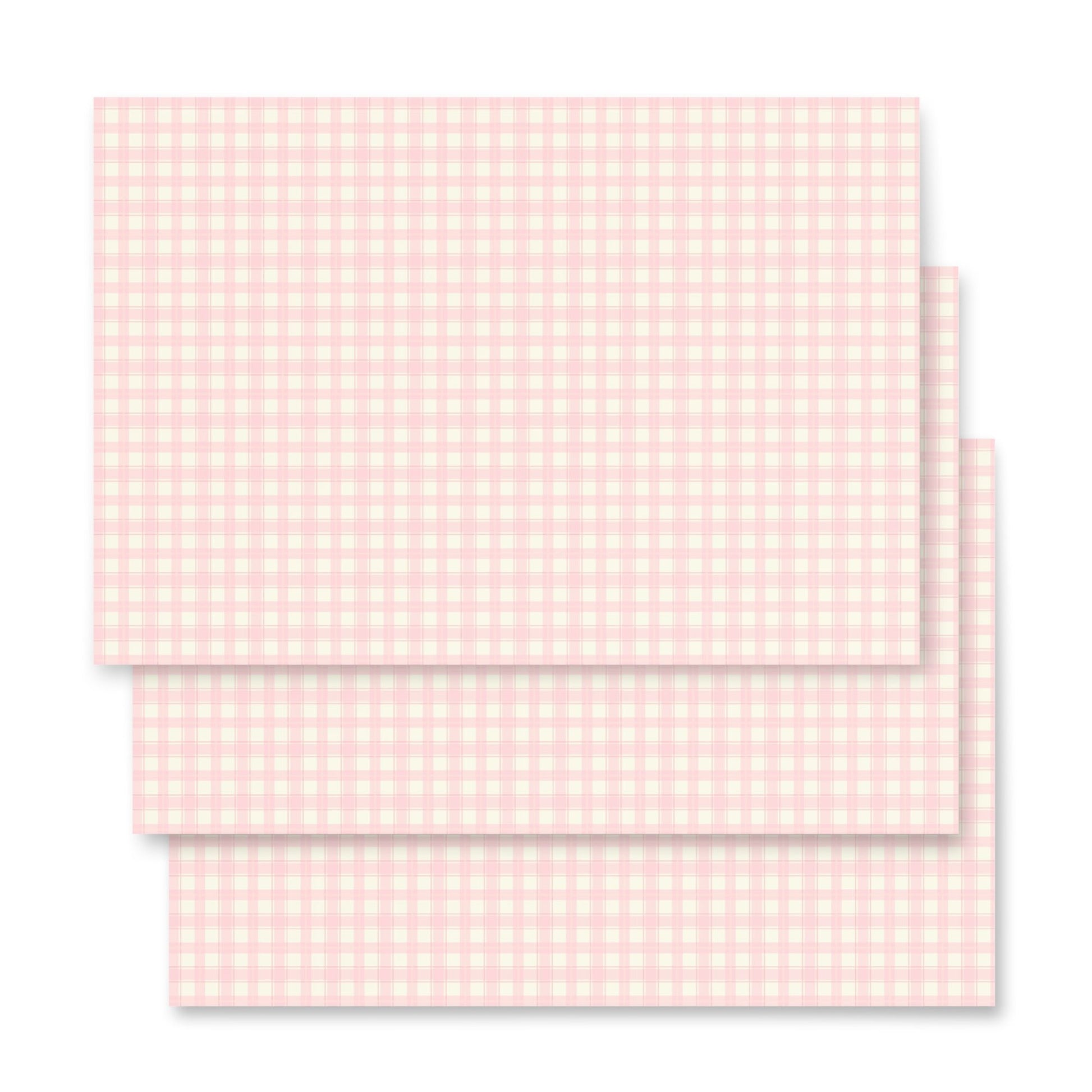 Pretty in Pink - 3 Wrapping Paper Sheets - giftwrap - paperproducts - wrappingpaper - Bad Horse