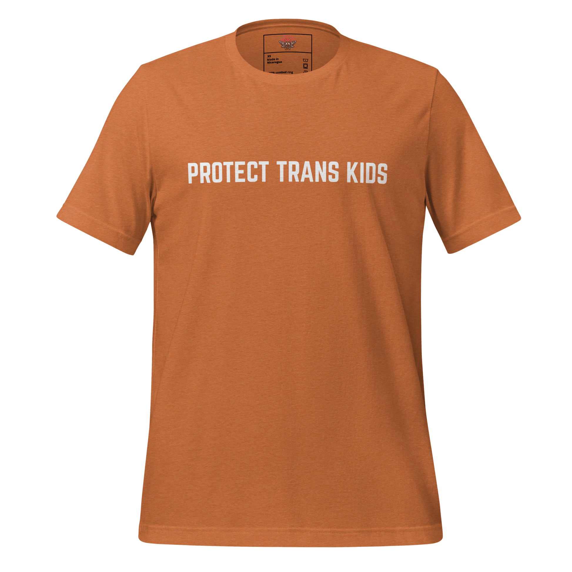 Protect Trans Kids - Unisex Cotton Tee - activism - lgbtq - political - Numbskullz