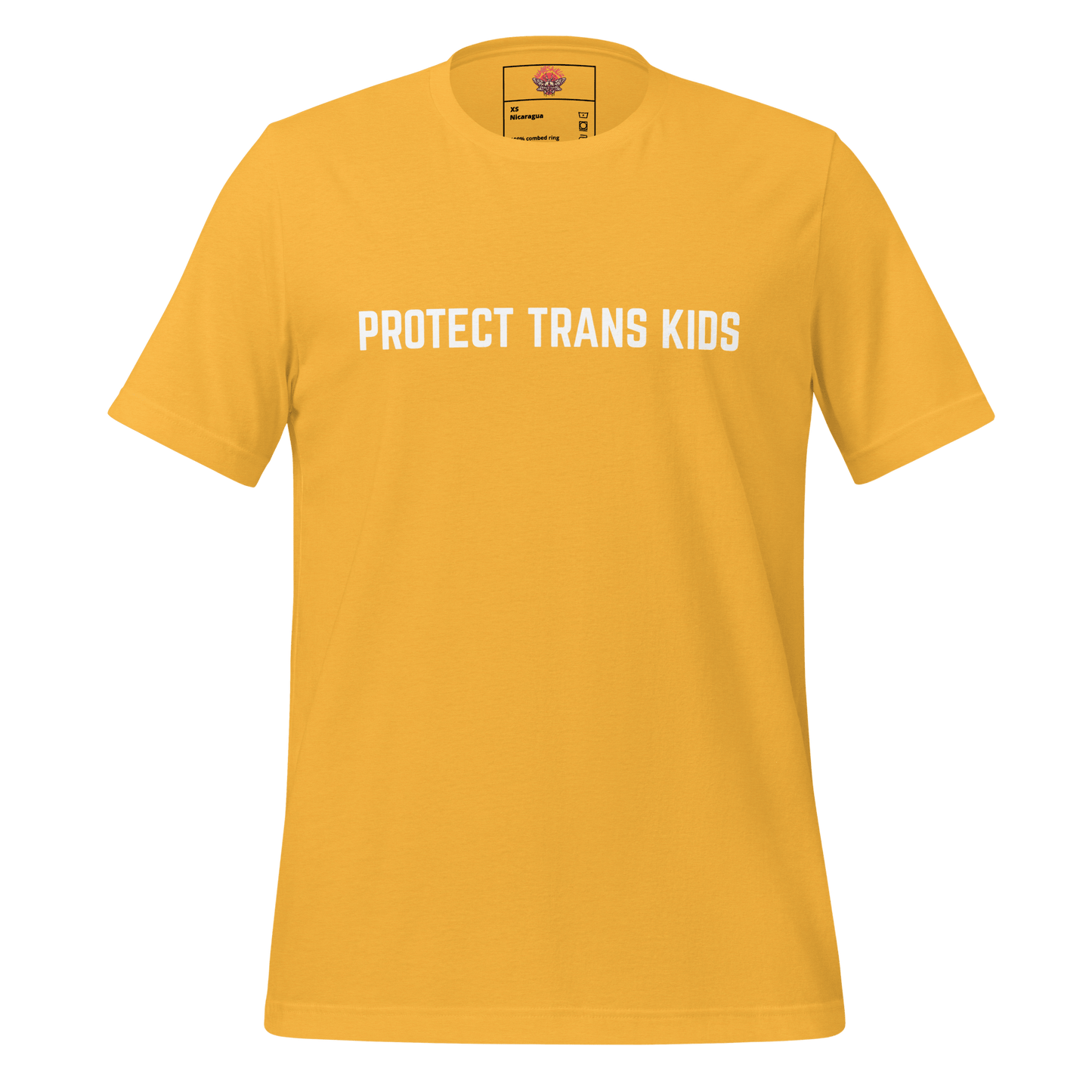 Protect Trans Kids - Unisex Cotton Tee - activism - lgbtq - political - Numbskullz