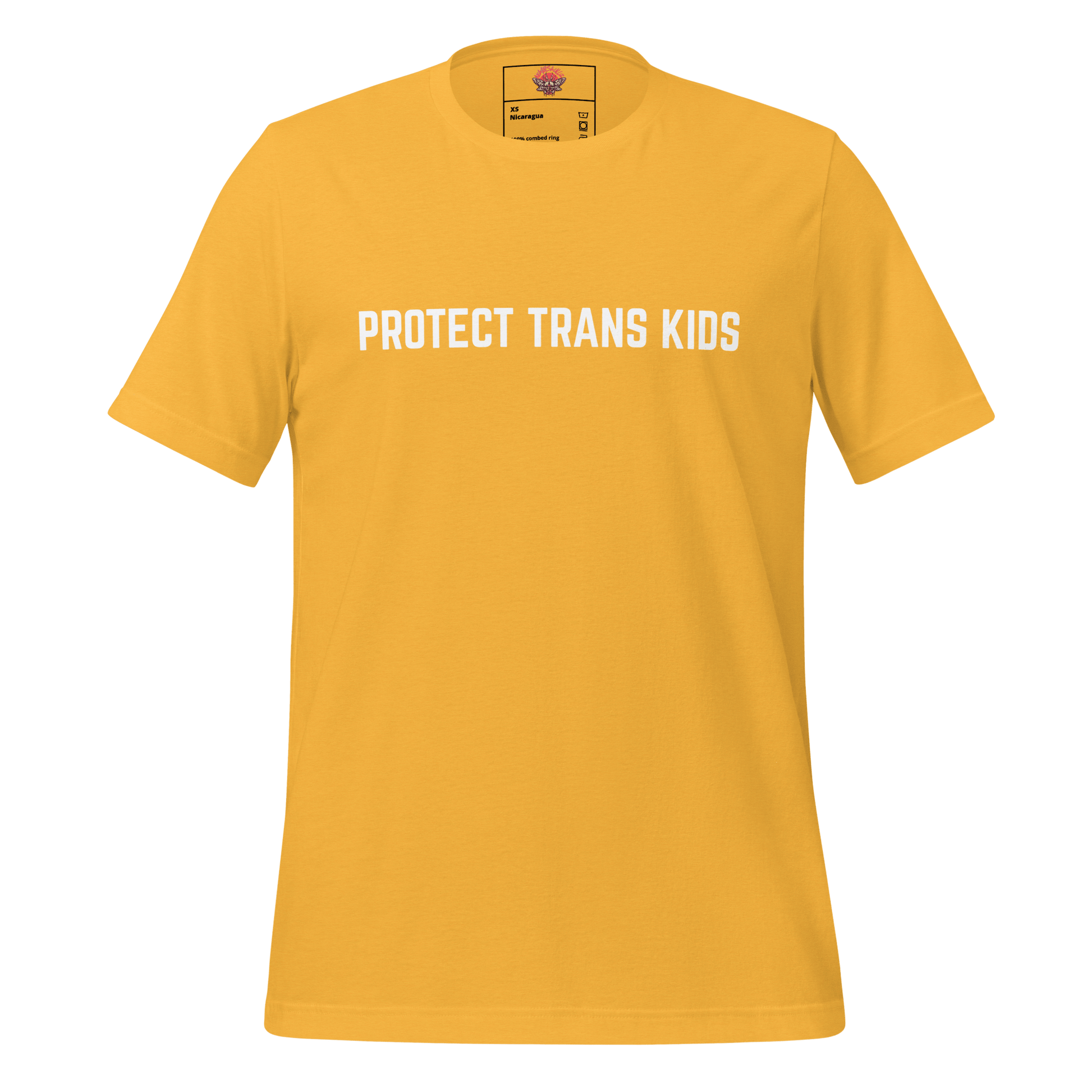 Protect Trans Kids - Unisex Cotton Tee - activism - lgbtq - political - Numbskullz